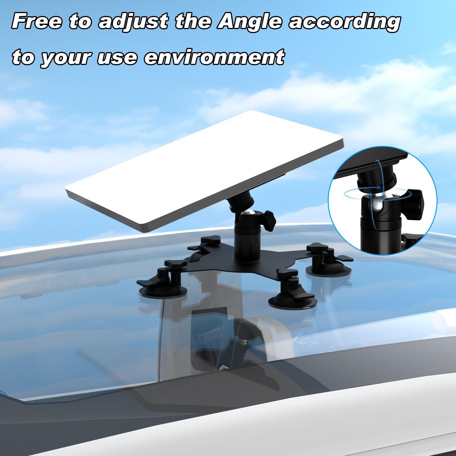 Car Roof Suction Cup Mount for Starlink Mini - Teskay