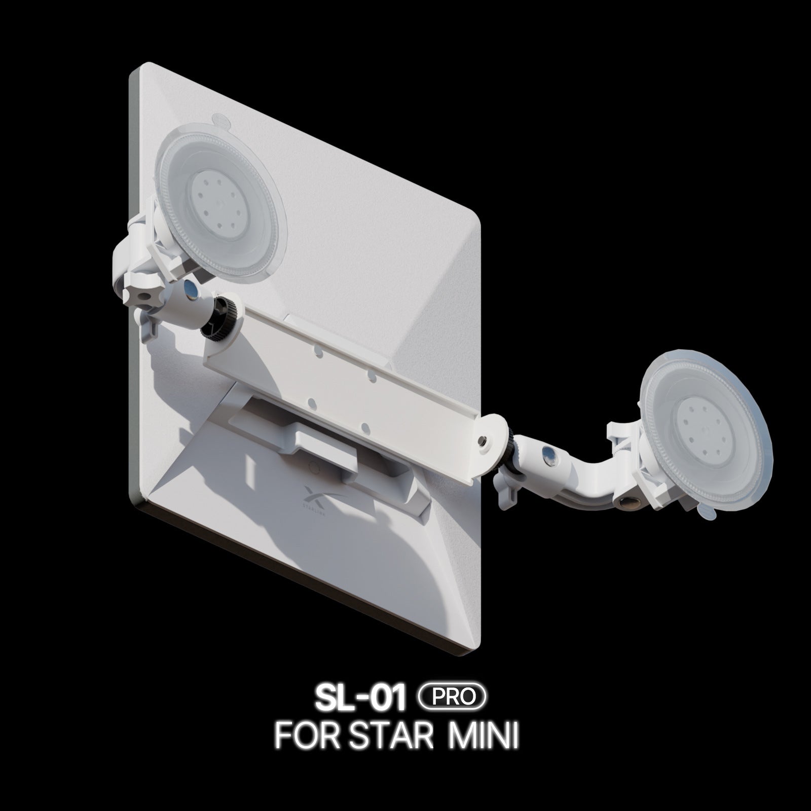 Car Roof Suction Mount for Starlink Mini - Teskay