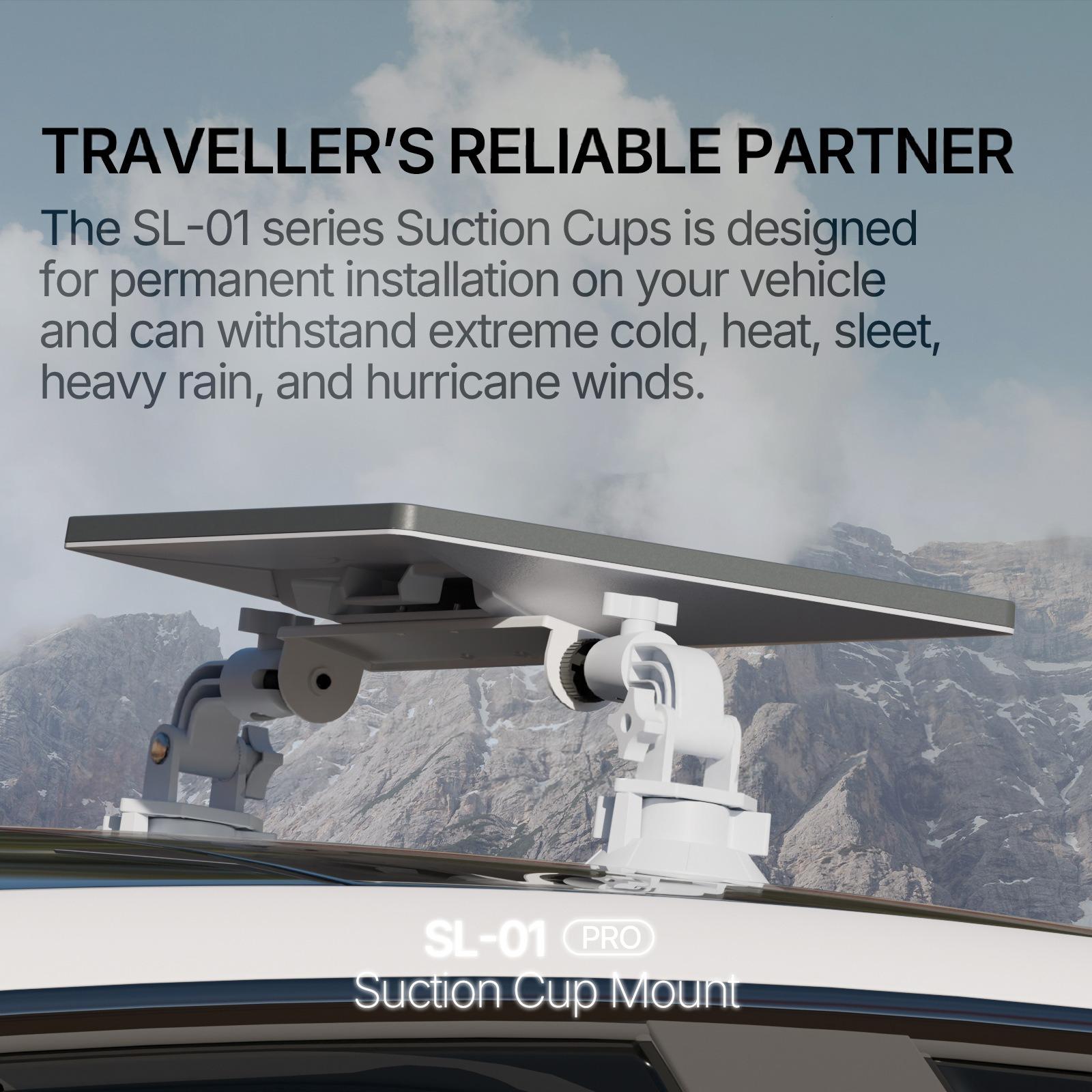 Car Roof Suction Mount for Starlink Mini - Teskay