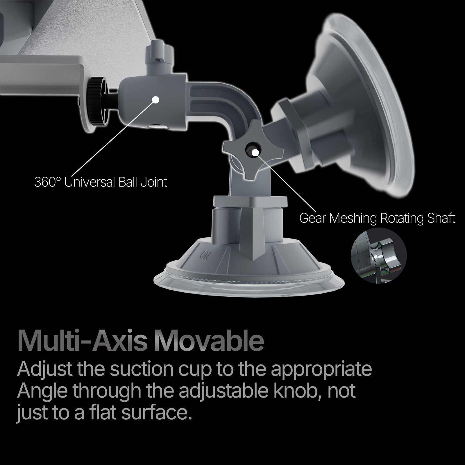 Car Roof Suction Mount for Starlink Mini - Teskay