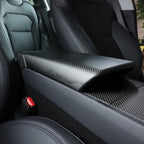Carbon Fiber Armrest Cover For Tesla Model 3 Highland / Model Y Juniper - Teskay