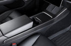 Real Dry Carbon Fiber Center Console Trim Panel for Tesla Model Y 2021-2024 - Teskay
