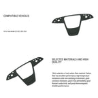 Carbon Fiber Steering Wheel Trim Panel Cover for Model S/X 2021+ - Teskay