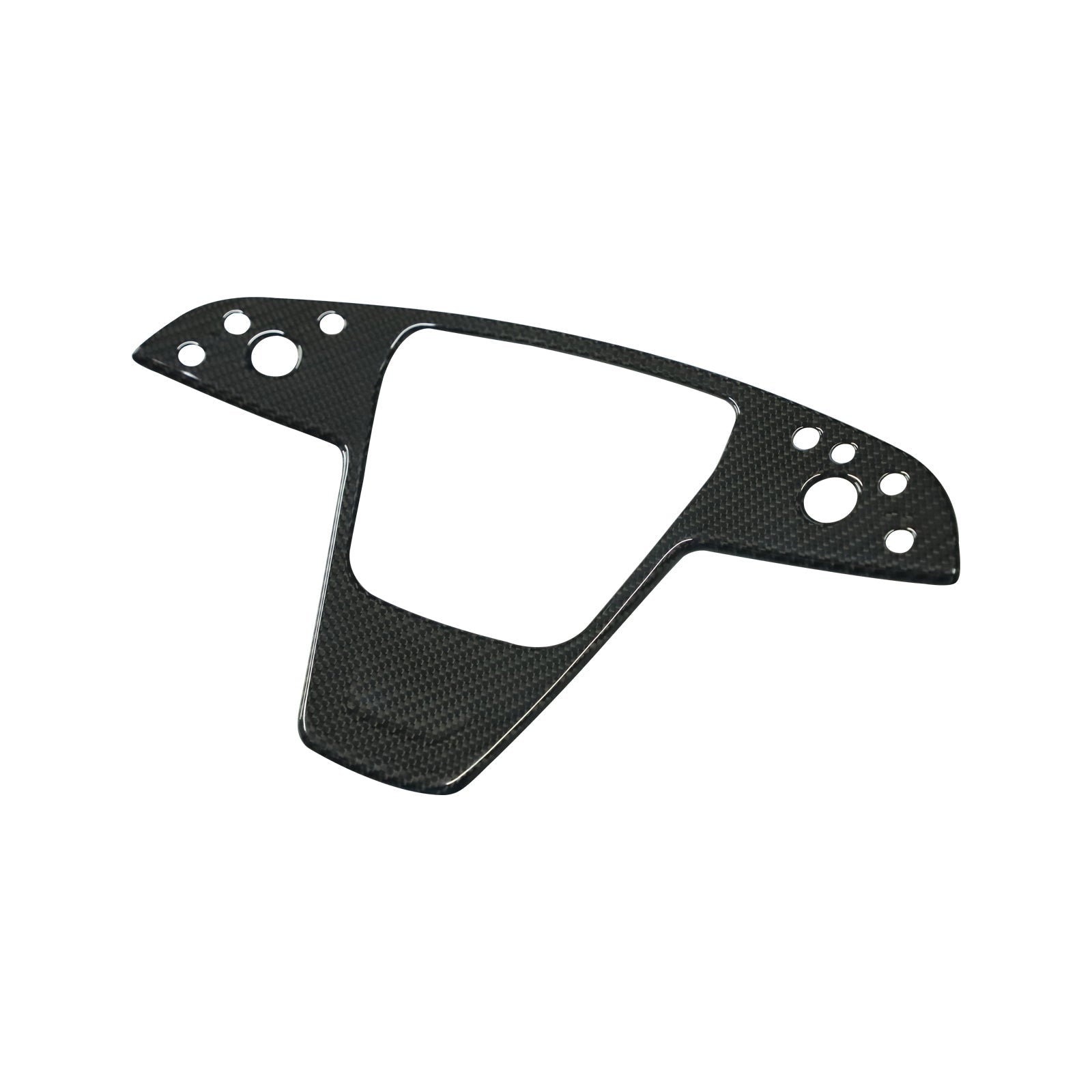 Carbon Fiber Steering Wheel Trim Panel Cover for Model S/X 2021+ - Teskay