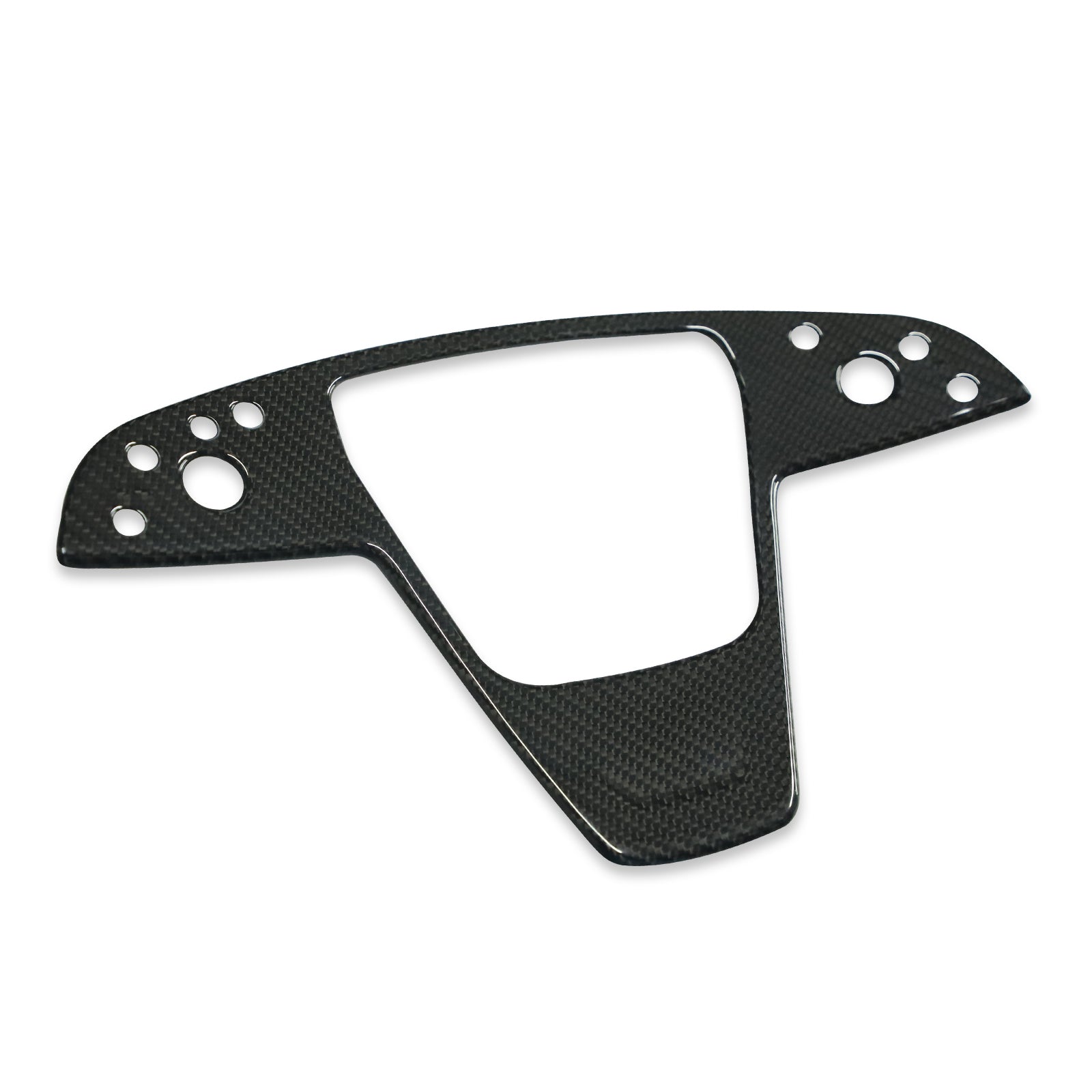 Carbon Fiber Steering Wheel Trim Panel Cover for Model S/X 2021+ - Teskay