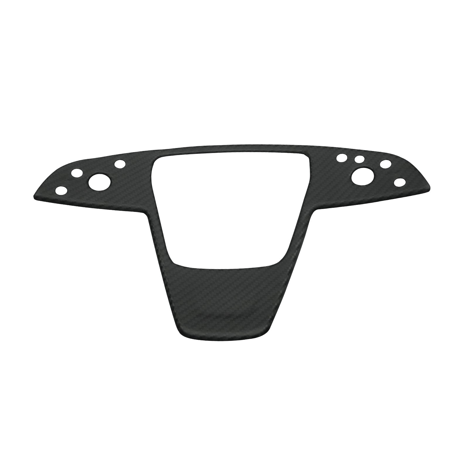 Carbon Fiber Steering Wheel Trim Panel Cover for Model S/X 2021+ - Teskay