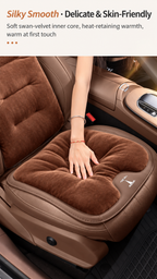 Winter Warm Flannel Seat Cushions & Backrest Covers for Tesla Model 3/Y/YL/S/X – Soft, Comfortable & Non-Slip