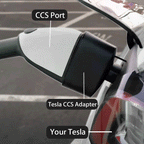 CCS1 & J1772 2-in-1 Charging Adapter for Tesla - Teskay