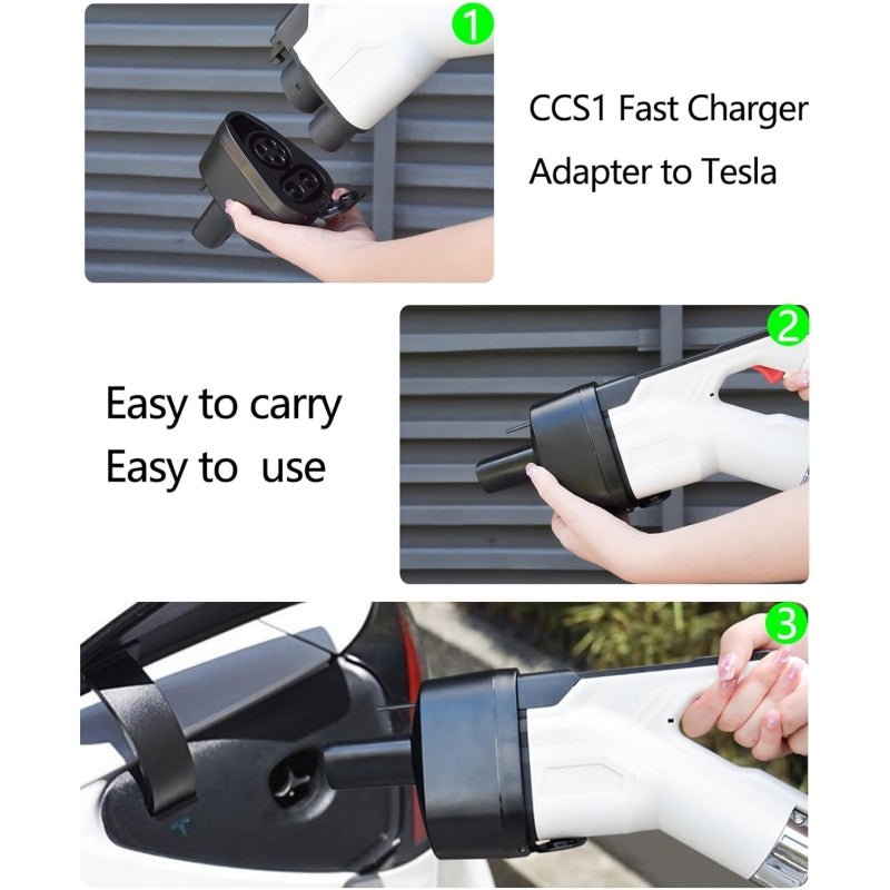 CCS1 & J1772 2-in-1 Charging Adapter for Tesla - Teskay