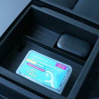 Center Armrest Storage Box Double-Layered for Tesla Model 3 Highland & New Model Y Black