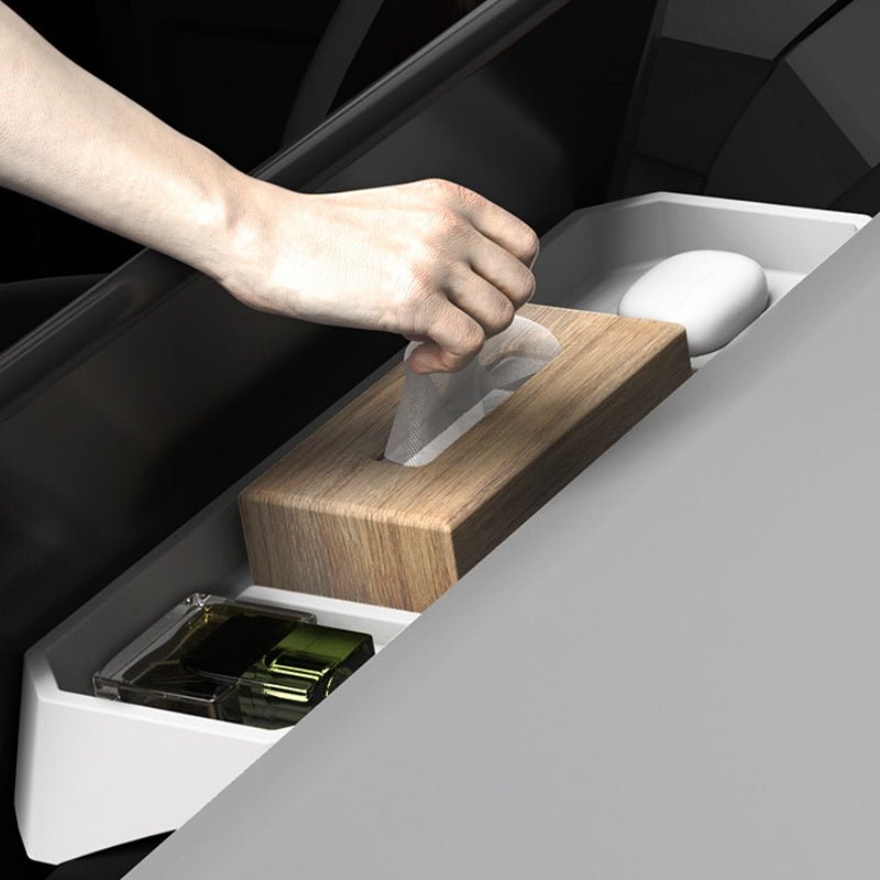 Center Console Behind Screen Storage Box for Tesla Cybertruck