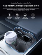 Center Console Cup Holder With Storage Organize for Model 3/Y