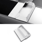 Center Console Glasses Tray for Tesla Model Y Juniper & Model 3 Highland White