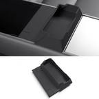 Center Console Glasses Tray for Tesla Model Y Juniper & Model 3 Highland Black