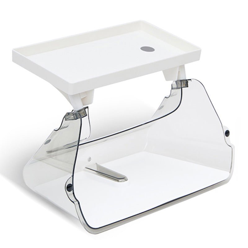 Center Console Organizer Under Screen Storage for Tesla Model 3 & Model Y White【For Tesla Model 3 2021-2023.10 & Model Y 2021-2025.03】