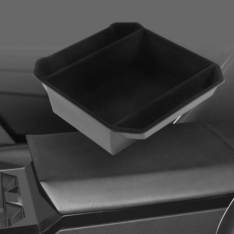 Cybertruck Armrest Organizer with Charging Ports & Storage Dividers - Teskay5