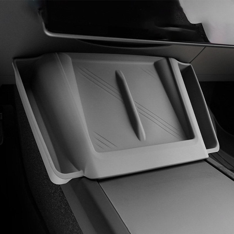 Center Console Wireless Charging Pad with Side Pockets For Tesla Model 3 Highland & Model Y Juniper - Teskay