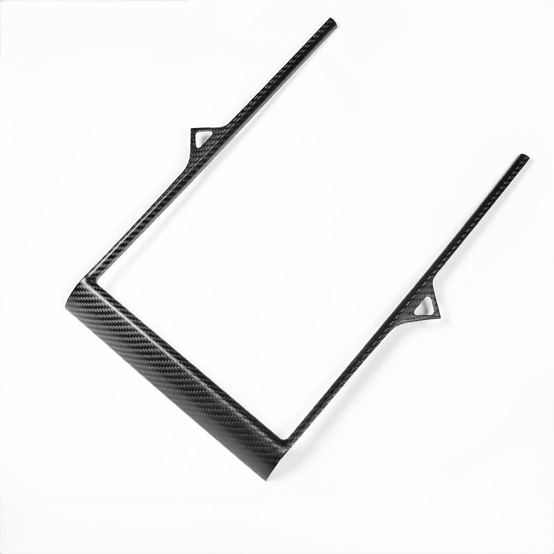 Center Display Frame Dry Carbon Fiber Overlay for Tesla Model S/X 2014-2020 - Teskay