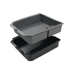 Center Front Storage Box Double-Layered for Tesla Model 3 Highland & New Model Y Grey