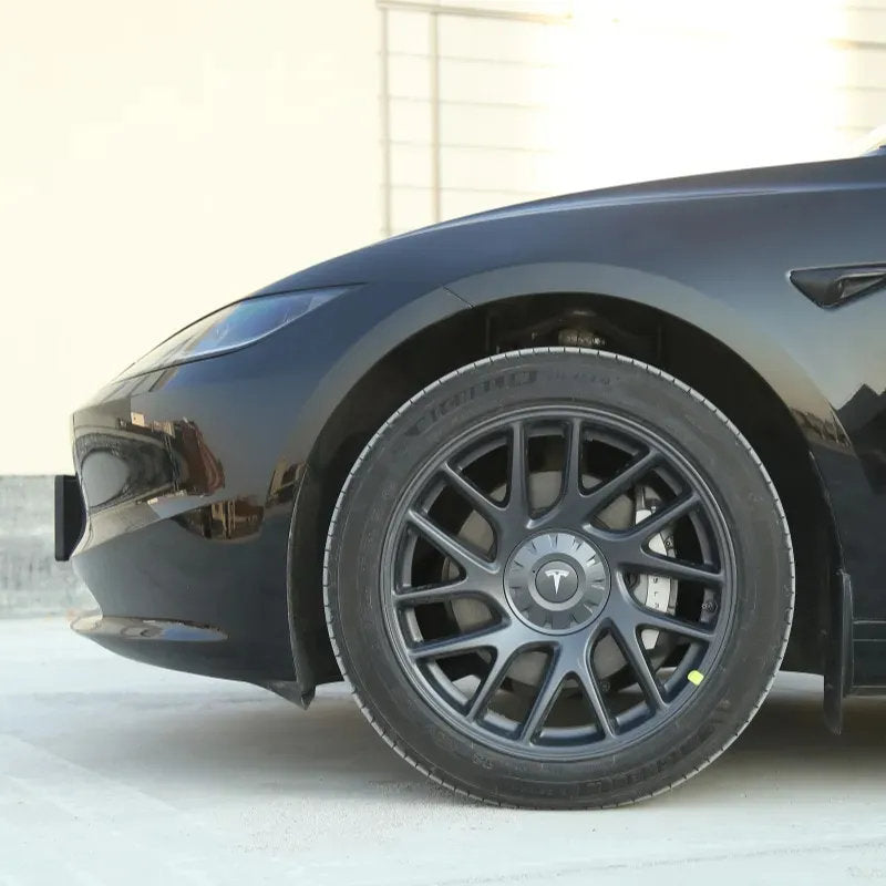 Tesla Model 3 2024 Wheel Center Caps - 18/19 inch ABS Hub Caps - Full Coverage Protection & Easy Snap-On Installation