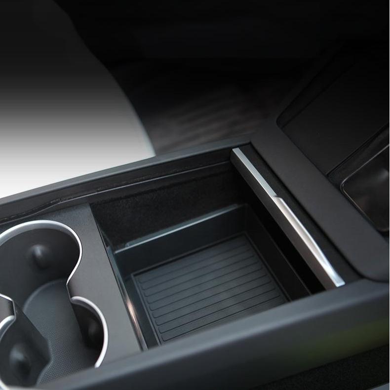 Central Console Armrest Storage Box for Model Y Juniper & Model 3 Highland