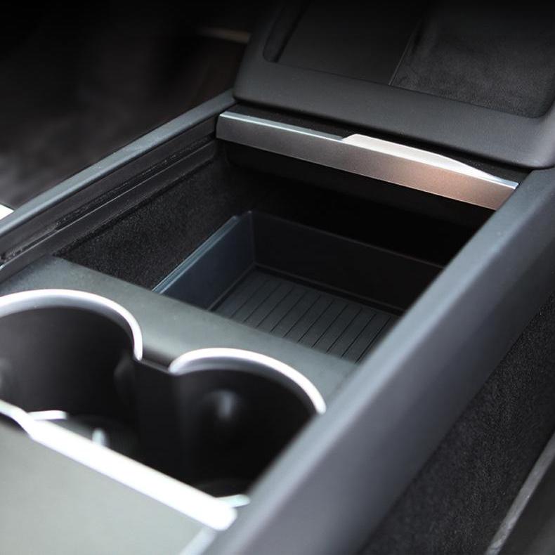 Central Console Armrest Storage Box for Model Y Juniper & Model 3 Highland