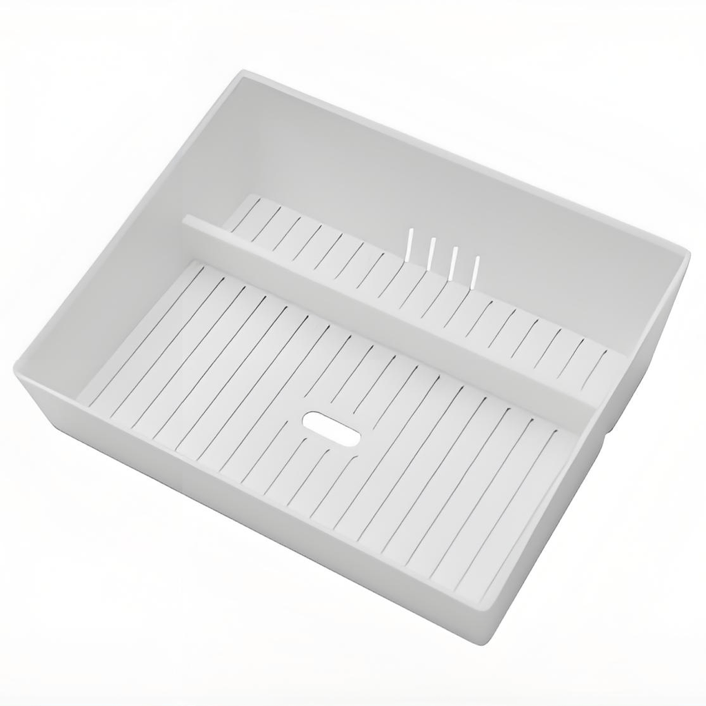 Central Console Armrest Storage Box for Model 3 Highland & New Model Y Upper Center Console Storage Box White