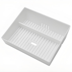 Central Console Armrest Storage Box for Model 3 Highland & New Model Y Upper Center Console Storage Box White