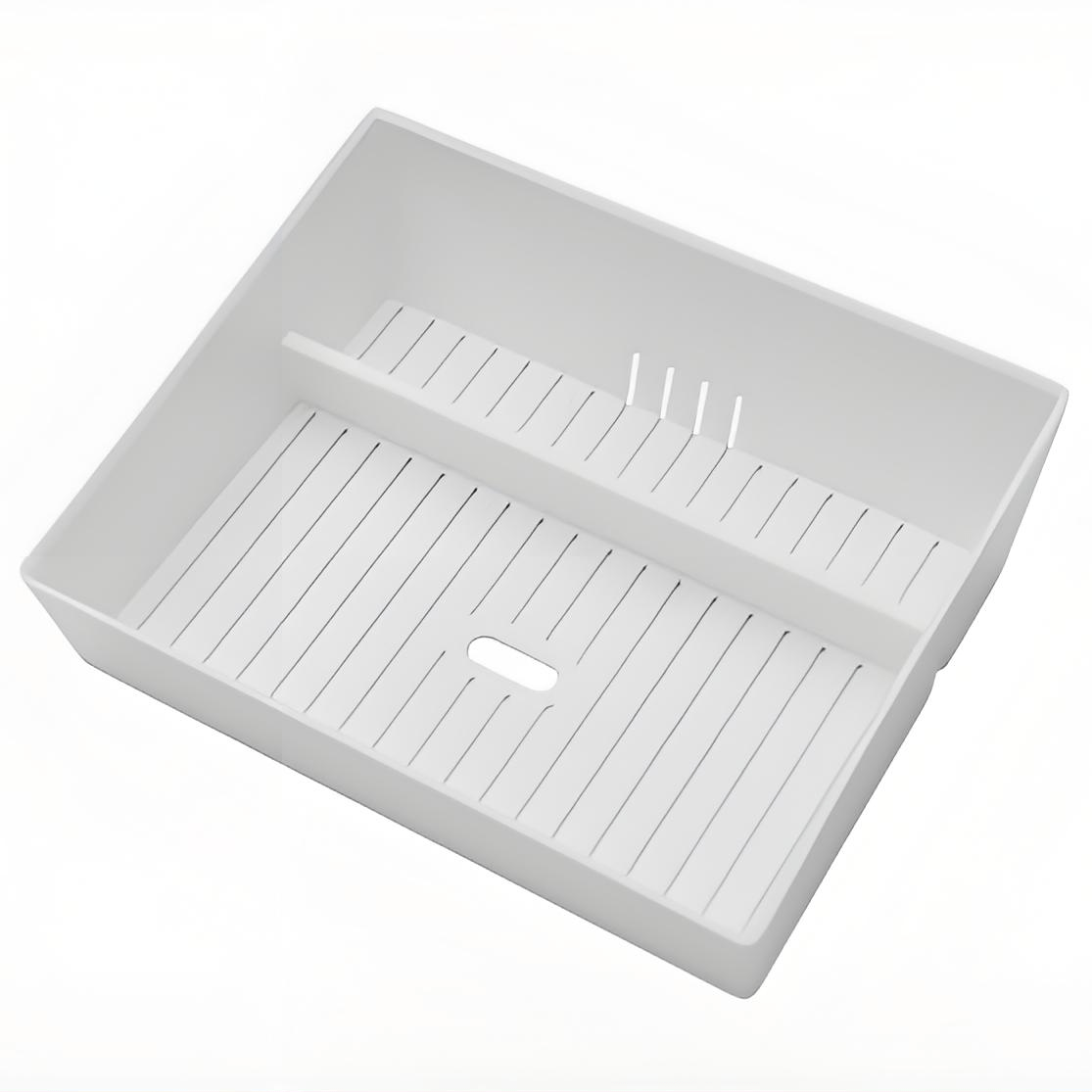 Central Console Armrest Storage Box for Model 3 Highland & New Model Y Upper Center Console Storage Box White