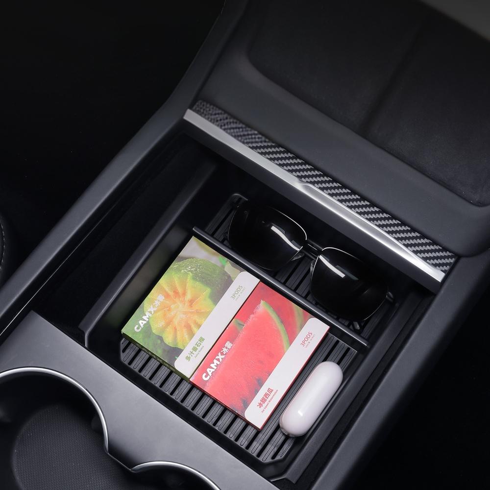 Central Console Armrest Storage Box for Model 3 Highland & New Model Y