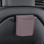 Central Screen/Seat/Dash Trash Can for Tesla Model 3/Y For Model 3 (2024-ON) & Model Y (2025.3-ON) Seat Back Tea Amber Brown