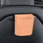 Central Screen/Seat/Dash Trash Can for Tesla Model 3/Y For Model 3 (2024-ON) & Model Y (2025.3-ON) Seat Back Maroon