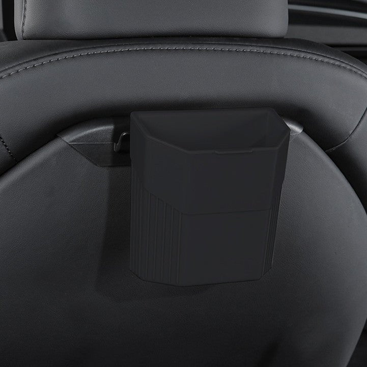 Central Screen/Seat/Dash Trash Can for Tesla Model 3/Y For Model 3 (2024-ON) & Model Y (2025.3-ON) Seat Back Black
