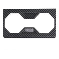 Center Console Cup Holder Frame for Tesla Cybertruck Glossy Carbon Fiber