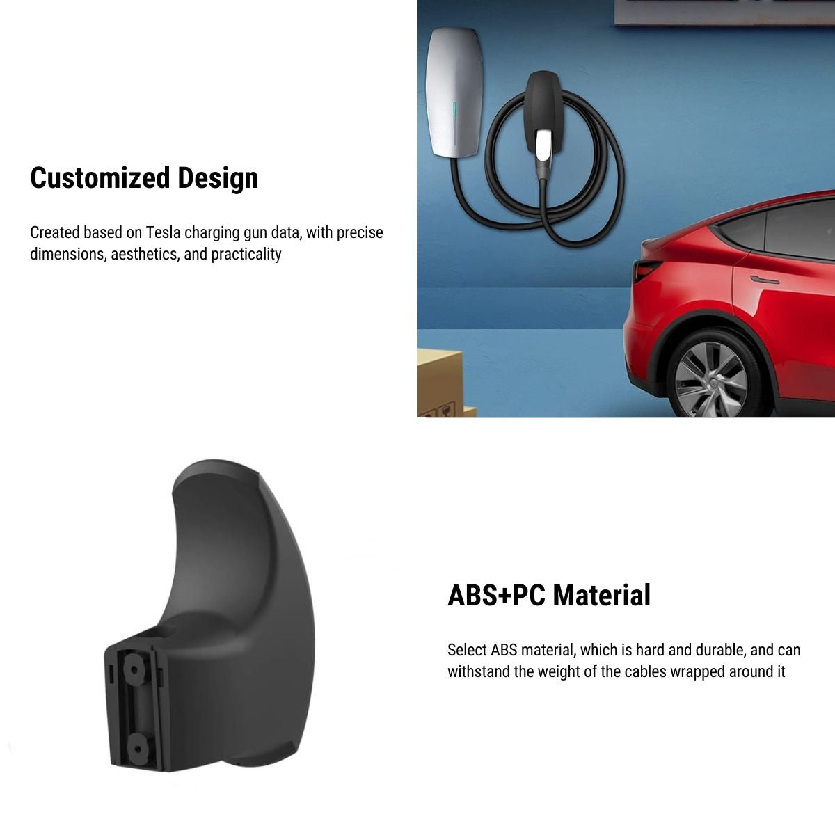 Charging Cable Organizer for Tesla (US Standard) 2017-2024 - Teskay