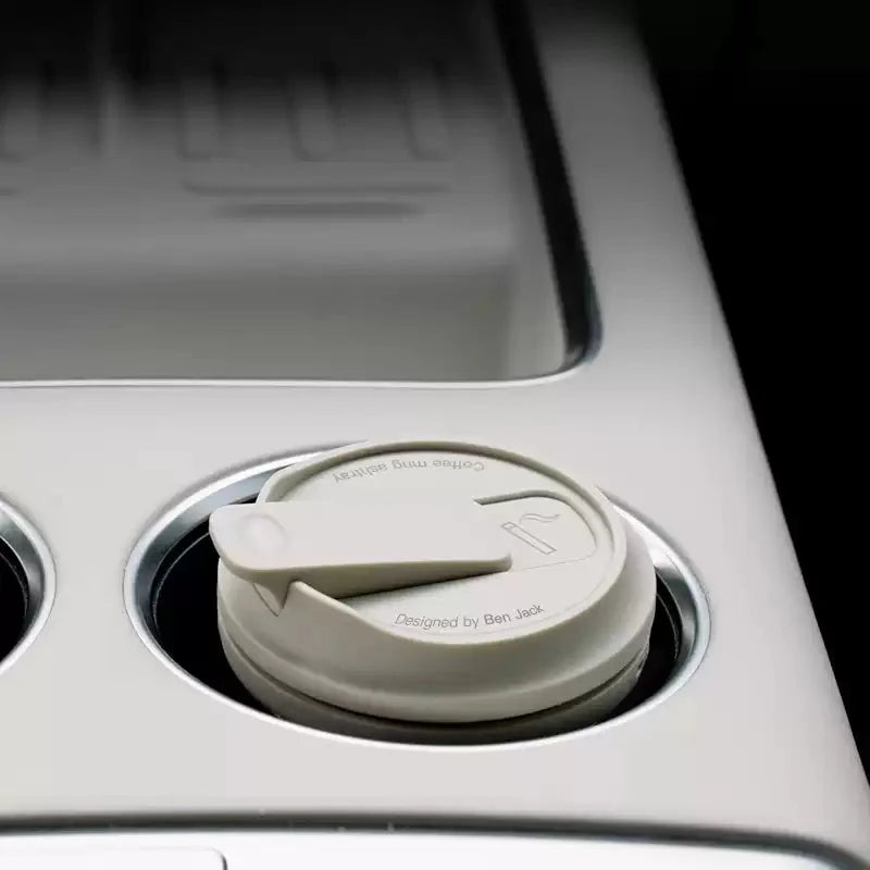  Cup Holder Ashtray with Light for Tesla - Teskay