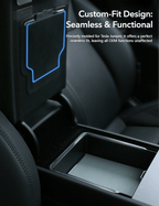 Console & Armrest Triple Storage Pack for Model Y Juniper & Model 3 Highland