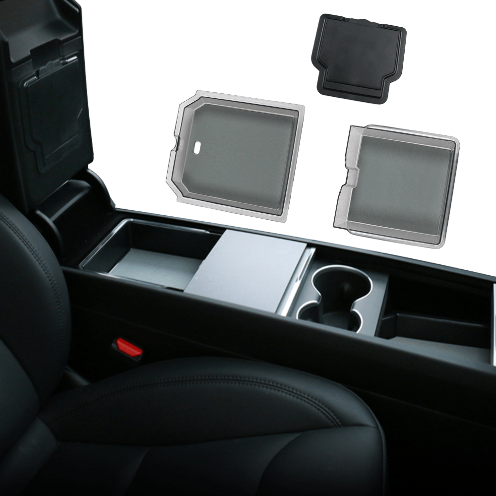 Console & Armrest Triple Storage Pack for Model Y Juniper & Model 3 Highland