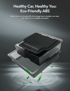 Console & Armrest Triple Storage Pack for Model Y Juniper & Model 3 Highland