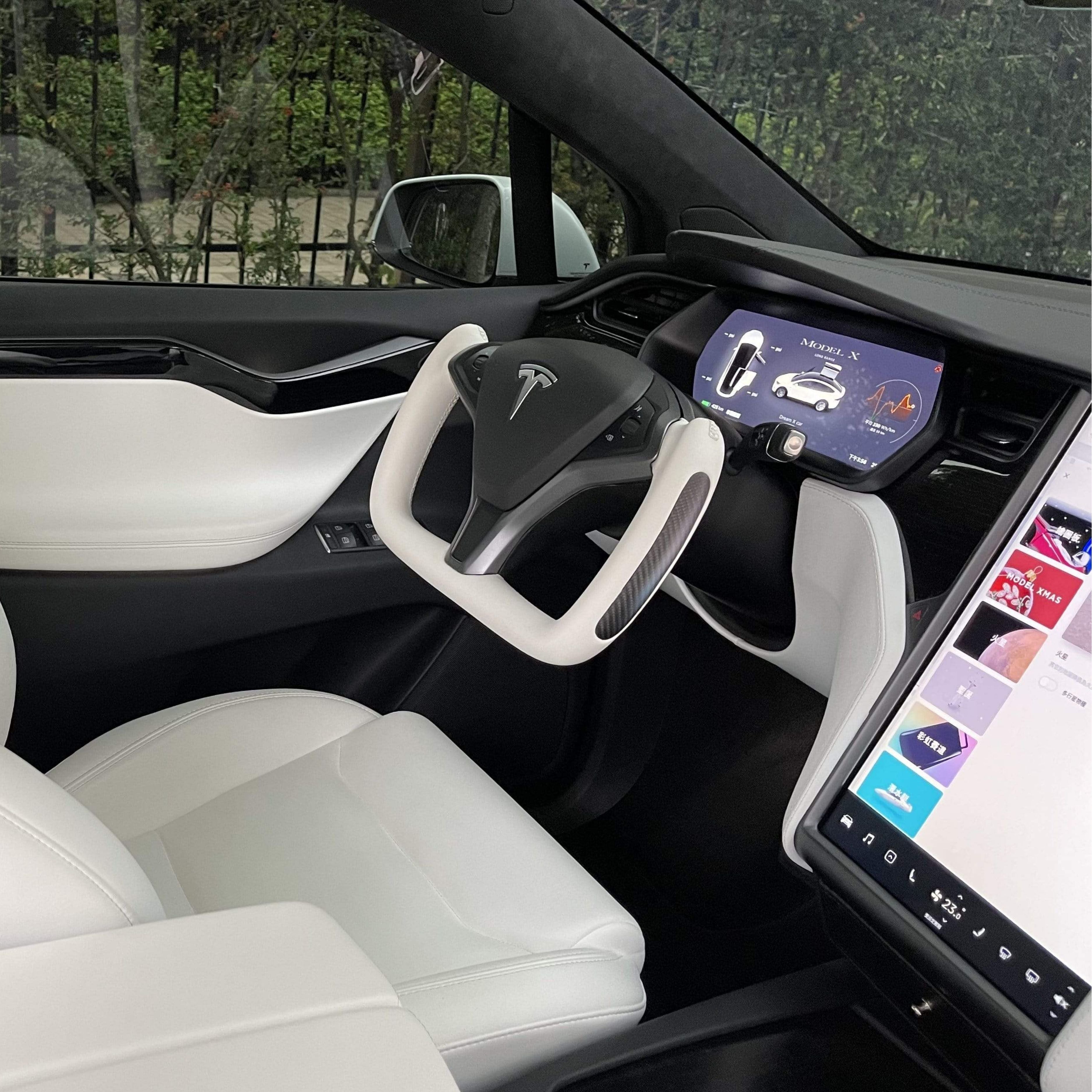 Custom Yoke Steering Wheel Replacement for Tesla Model X / S 2012-2020 - Teskay