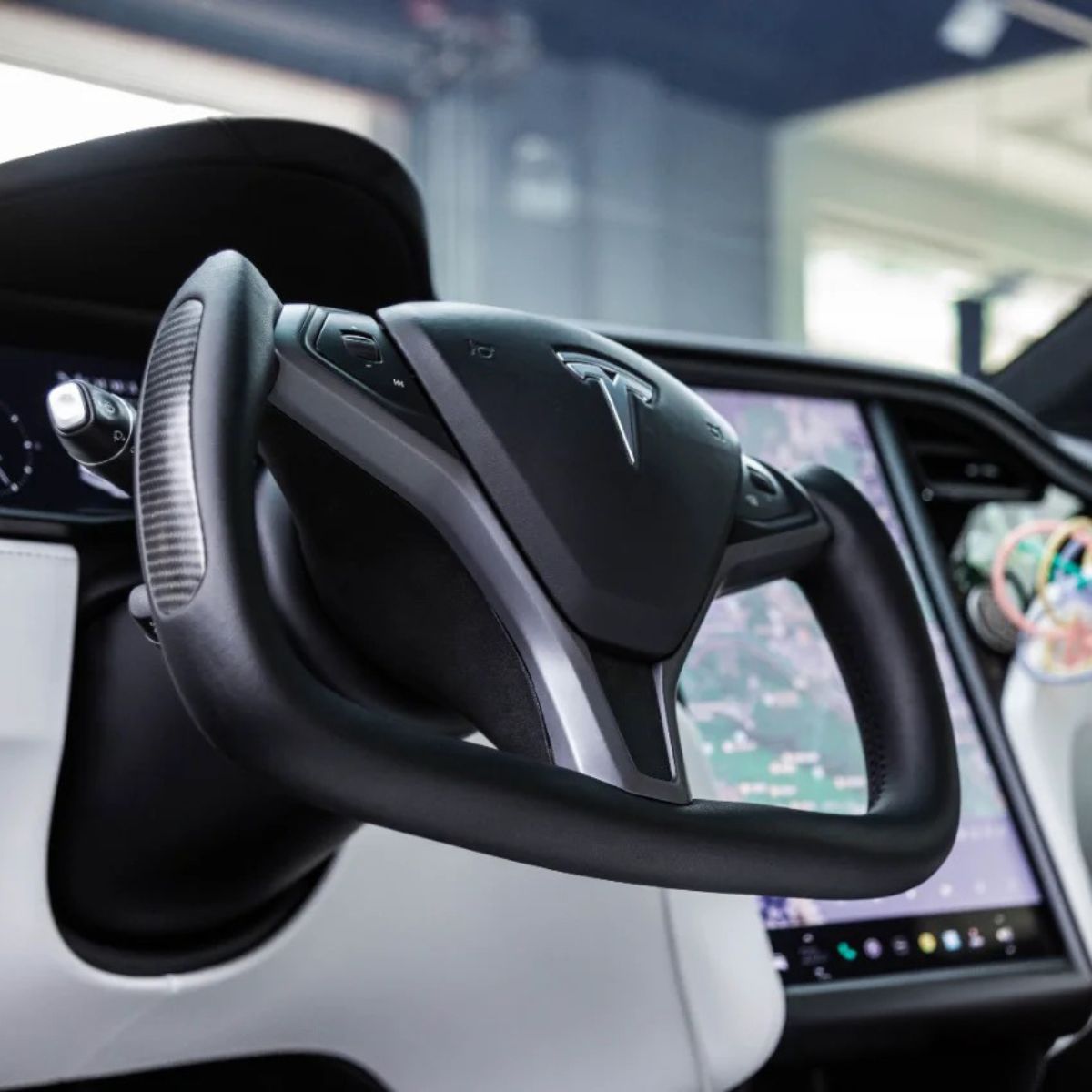 Custom Yoke Steering Wheel Replacement for Tesla Model X / S 2012-2020 - Teskay