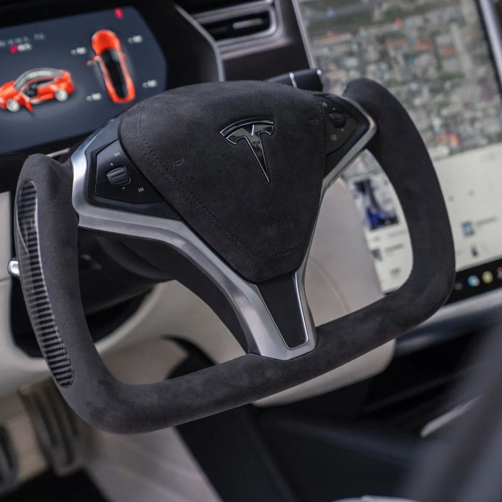 Custom Yoke Steering Wheel Replacement for Tesla Model X / S 2012-2020 - Teskay