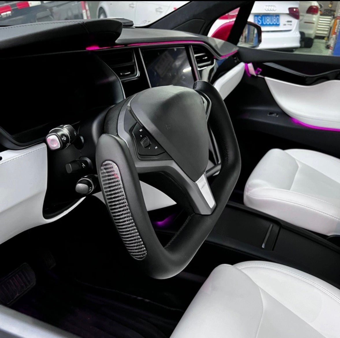 Custom Yoke Steering Wheel Replacement for Tesla Model X / S 2012-2020 - Teskay