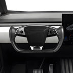 Carbon Fiber Yoke Steering Wheel for Cybertruck - Teskay
