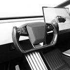 Carbon Fiber Yoke Steering Wheel for Cybertruck - Teskay