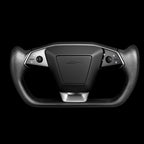 Carbon Fiber Yoke Steering Wheel for Cybertruck - Teskay