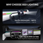 Cybertruck Smart BSD Blind Spot LED Ambient Lighting Kit