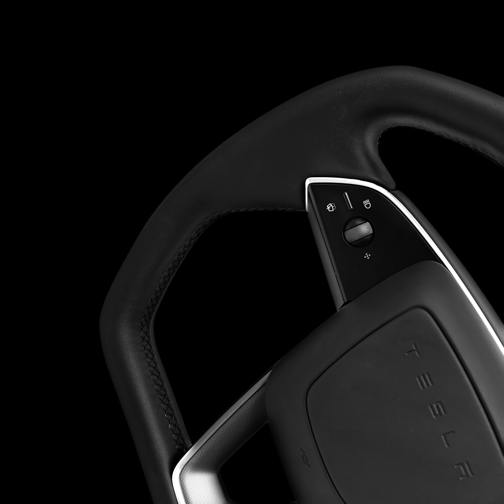 Cybertruck Style Steering Wheel for Model Y Juniper & Model 3 Highland - Teskay