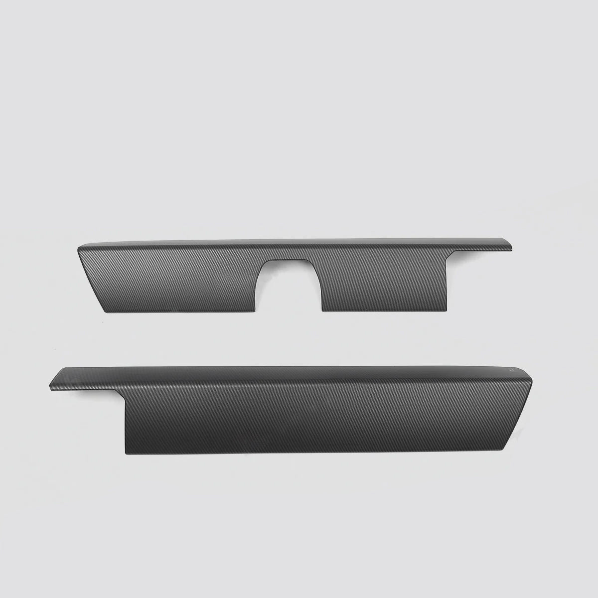 Cybertruck Carbon Fiber Dashboard Covers - 2PC Glare-Free Protection - Teskay6