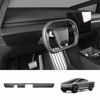 Cybertruck Carbon Fiber Dashboard Covers - 2PC Glare-Free Protection - Teskay